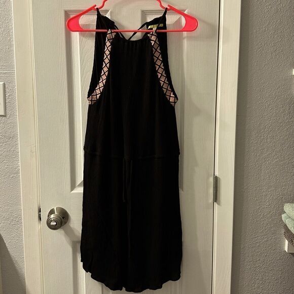 Gianni Bini Embroidered Black Dress Small - Picture 1 of 11